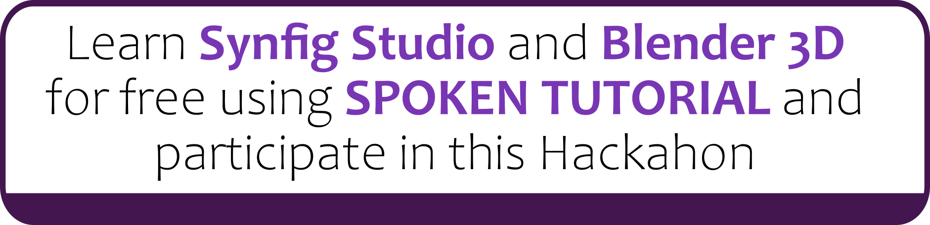 WELCOME TO SYNFIG STUDIO HACKATHON